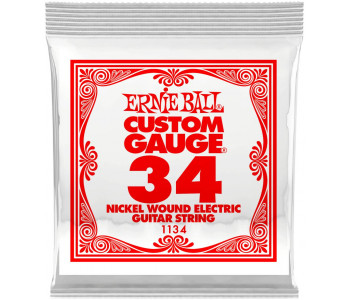 ERNIE BALL 1134 Nickel Wound .034 - Струна одиночная для электрогитары