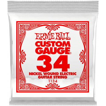 ERNIE BALL 1134 Nickel Wound .034 - Струна одиночная для электрогитары