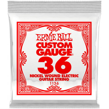 ERNIE BALL 1136 Nickel Wound .036 - Струна одиночная для электрогитары