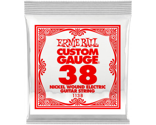 ERNIE BALL 1138 Nickel Wound .038 - Струна одиночная для электрогитары