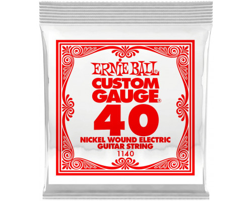 ERNIE BALL 1140 Nickel Wound .040 - Струна одиночная для электрогитары