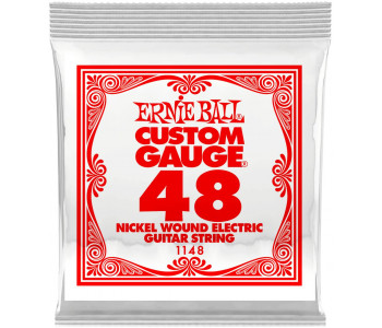 ERNIE BALL 1148 Nickel Wound .048 - Струна одиночная для электрогитары