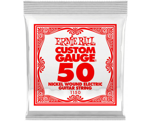 ERNIE BALL 1150 Nickel Wound .050 - Струна одиночная для электрогитары