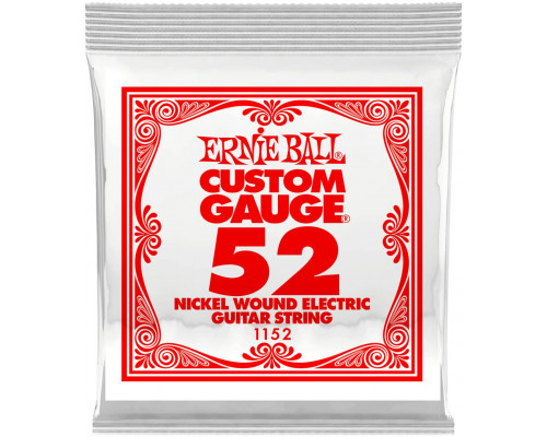 ERNIE BALL 1152 Nickel Wound .052 - Струна одиночная для электрогитары