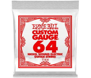 ERNIE BALL 1164 Nickel Wound .064 - Струна одиночная для электрогитары