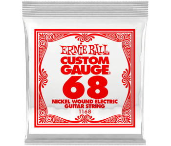ERNIE BALL 1168 Nickel Wound .068 - Струна одиночная для электрогитары