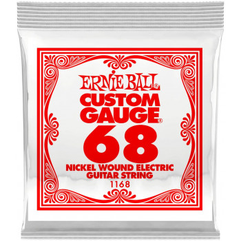 ERNIE BALL 1168 Nickel Wound .068 - Струна одиночная для электрогитары