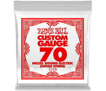 ERNIE BALL 1170 Nickel Wound .070 - Струна одиночная для электрогитары