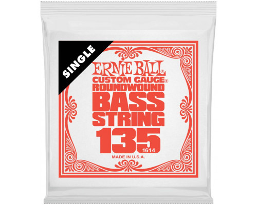 ERNIE BALL 1614 Nickel Wound .135 - Струна одиночная для бас-гитары