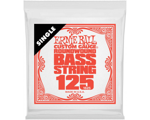 ERNIE BALL 1625 Nickel Wound .125 - Струна одиночная для бас-гитары