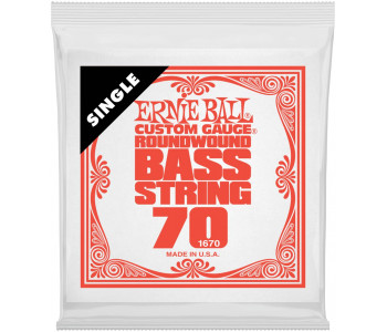 ERNIE BALL 1670 Nickel Wound .070 - Струна одиночная для бас-гитары