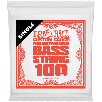 ERNIE BALL 1697 Nickel Wound .100 - Струна одиночная для бас-гитары