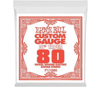 ERNIE BALL 11080 Nickel Wound .080 - Струна одиночная для электрогитары