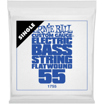 ERNIE BALL 1755 Flatwound .055 - Струна одиночная для бас-гитары