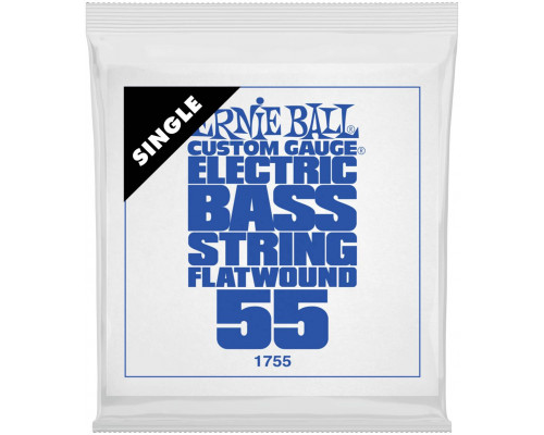 ERNIE BALL 1755 Flatwound .055 - Струна одиночная для бас-гитары