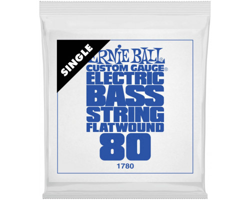 ERNIE BALL 1780 Flatwound .080 - Струна одиночная для бас-гитары