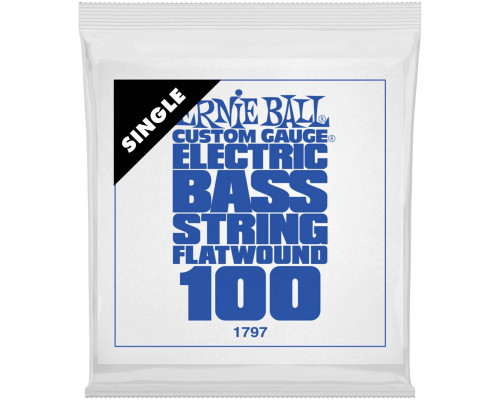 ERNIE BALL 1797 Flatwound .100 - Струна одиночная для бас-гитары