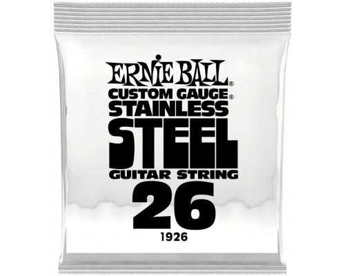ERNIE BALL 1926 Stainless Steel .026 - Струна одиночная для электрогитары