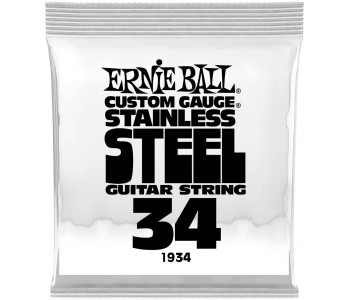 ERNIE BALL 1934 Stainless Steel .034 - Струна одиночная для электрогитары