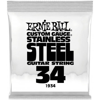ERNIE BALL 1934 Stainless Steel .034 - Струна одиночная для электрогитары