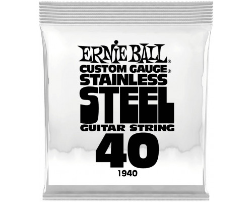 ERNIE BALL 1940 Stainless Steel .040 - Струна одиночная для электрогитары