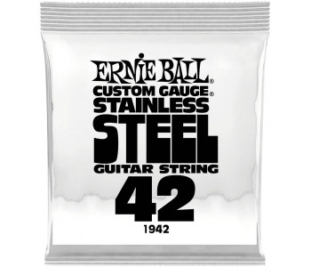 ERNIE BALL 1942 Stainless Steel .042 - Струна одиночная для электрогитары