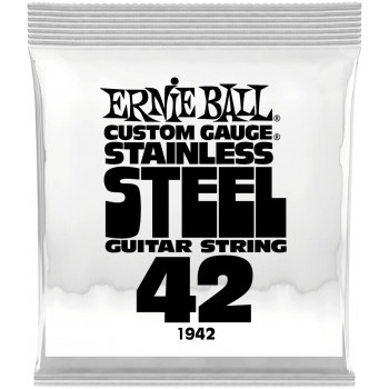 ERNIE BALL 1942 Stainless Steel .042 - Струна одиночная для электрогитары