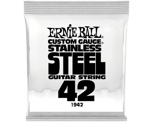 ERNIE BALL 1942 Stainless Steel .042 - Струна одиночная для электрогитары