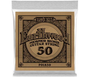 ERNIE BALL 1850 Earthwood Phosphor Bronze .050 - Струна одиночная для акустической гитары