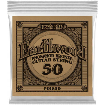 ERNIE BALL 1850 Earthwood Phosphor Bronze .050 - Струна одиночная для акустической гитары