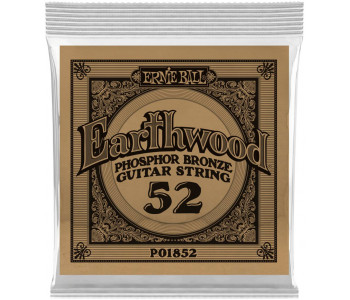 ERNIE BALL 1852 Earthwood Phosphor Bronze .052 - Струна одиночная для акустической гитары