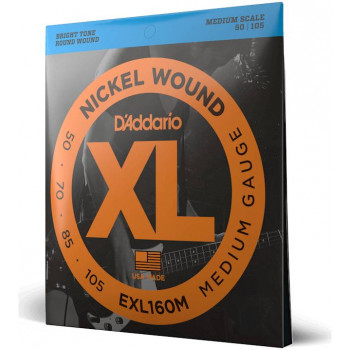 D'ADDARIO EXL160 M - Струны для бас-гитары