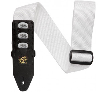 ERNIE BALL 4259 PickHolder White - Ремень для гитары