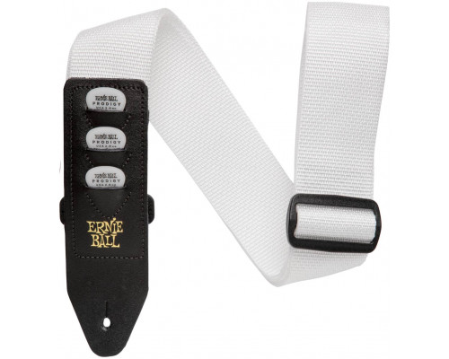 ERNIE BALL 4259 PickHolder White - Ремень для гитары