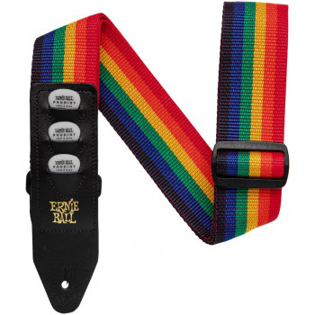 ERNIE BALL 4188 PickHolder Rainbow - Ремень для гитары