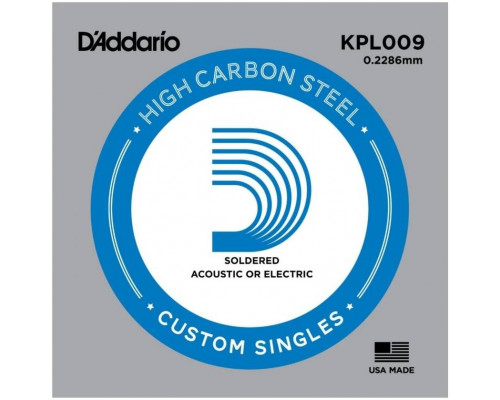 D'ADDARIO KPL009 - Струна одиночная для акустической и электрогитары