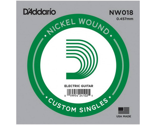D'ADDARIO NW018 - Струна одиночная для электрогитары