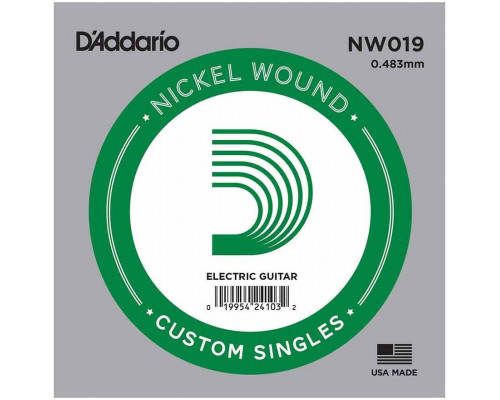 D'ADDARIO NW019 - Струна одиночная для электрогитары