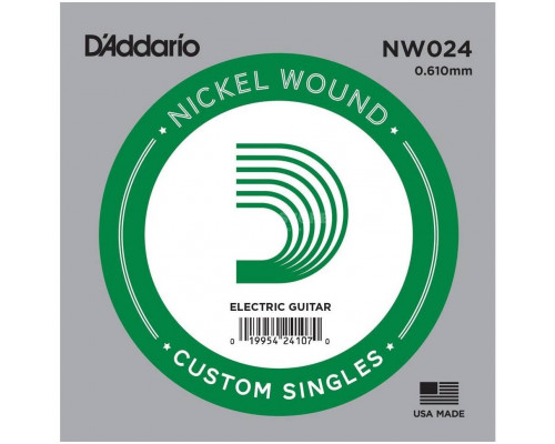 D'ADDARIO NW024 - Струна одиночная для электрогитары