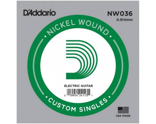 D'ADDARIO NW036 - Струна одиночная для электрогитары
