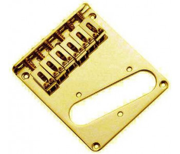 PAXPHIL BT001 GD T-TYPE BRIDGE - струнодержатель для электрогитары телекастер,...