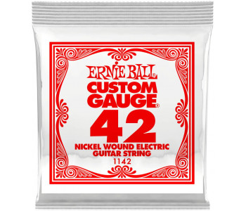 ERNIE BALL 1142 Nickel Wound .042 - Струна одиночная для электрогитары
