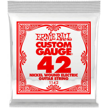 ERNIE BALL 1142 Nickel Wound .042 - Струна одиночная для электрогитары