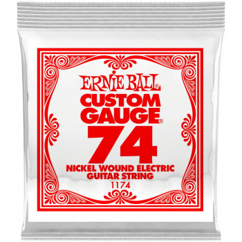 ERNIE BALL 1174 Nickel Wound .074 - Струна одиночная для электрогитары