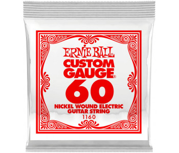 ERNIE BALL 1160 Nickel Wound .060 - Струна одиночная для электрогитары