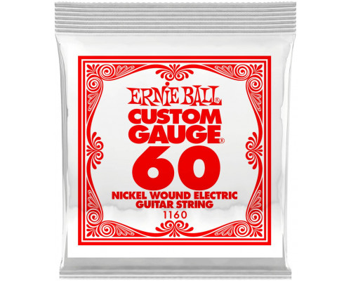 ERNIE BALL 1160 Nickel Wound .060 - Струна одиночная для электрогитары