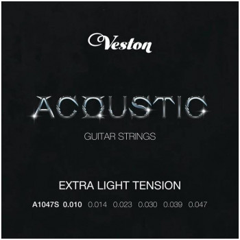 VESTON A1047 S - Струны для акустической гитары