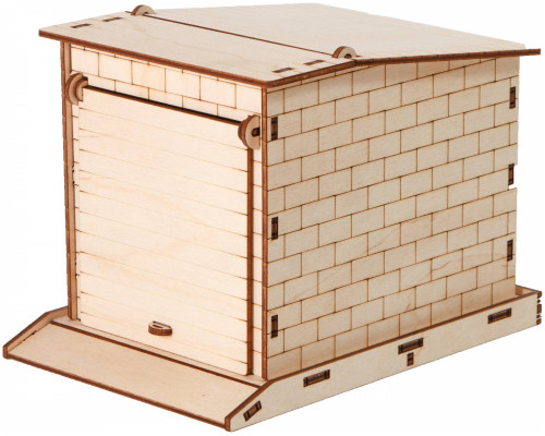 Конструктор блочный POLLY Дедушкин гараж