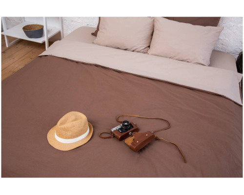 PANACOTTI 147x200 Color Line Coffee - Пододеяльник на молнии