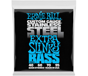 ERNIE BALL 2845 Stainless Steel Slinky Extra 40-95 - Струны для бас-гитары